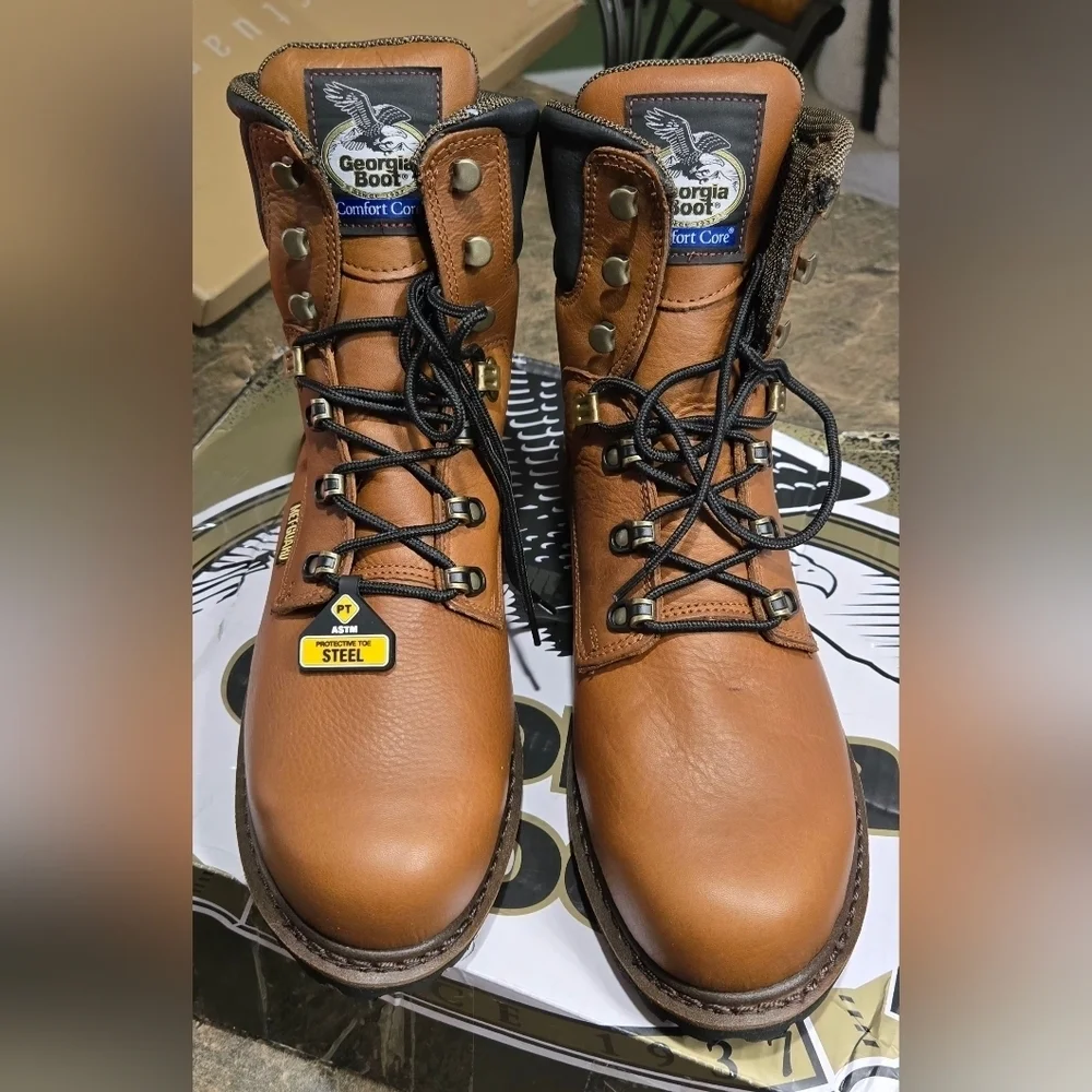 Georgia Boot Hammer Internal Metatarsal Steel Toe Work Boot #1122